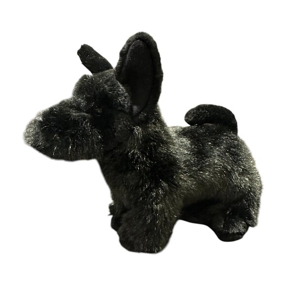 Douglas Plush Black Scottish Terrier, Black Scottie Dog Plush - Picture 4 of 10